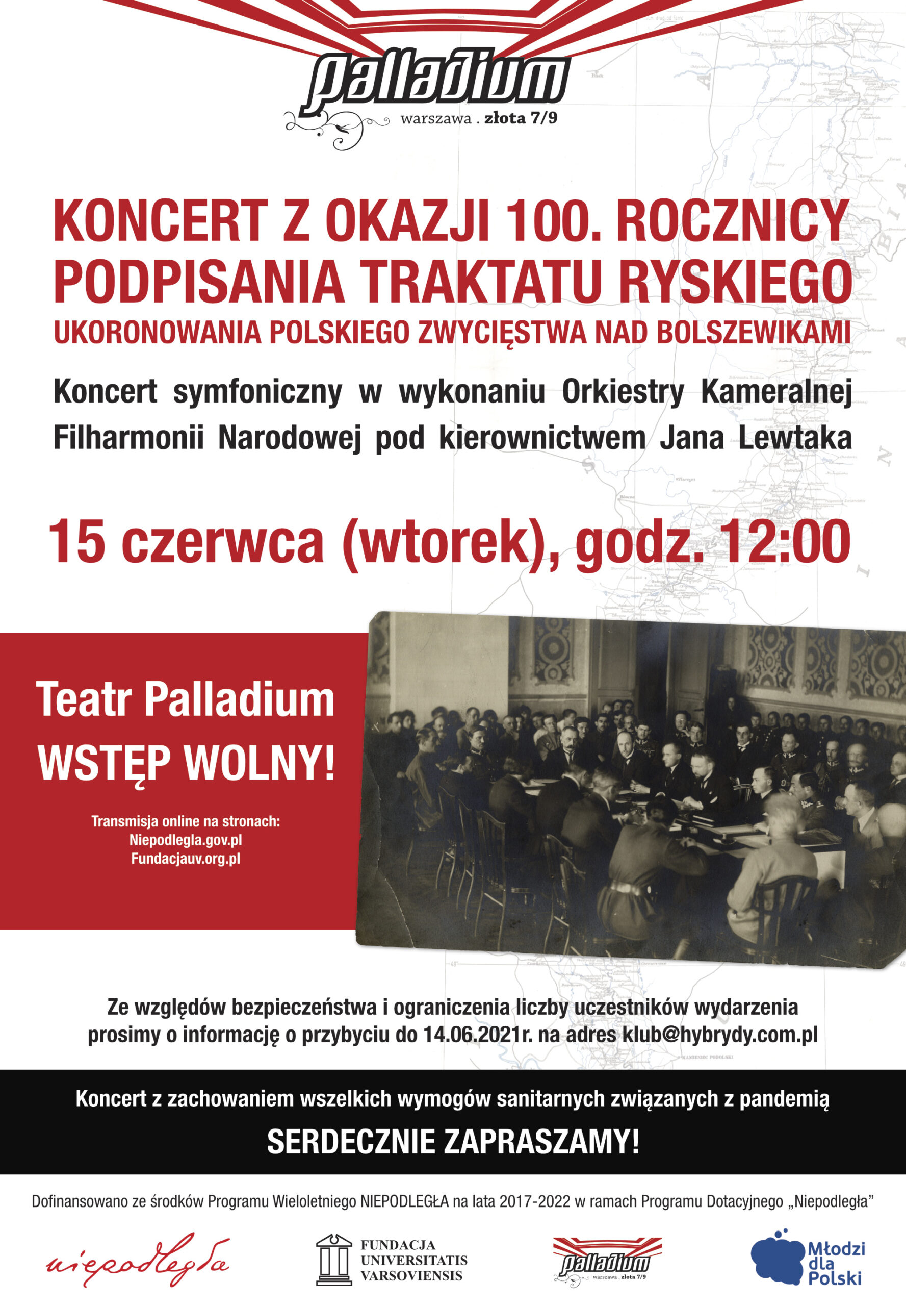 Koncert z okazji 100. Rocznicy odpisania Traktatu Ryskiego