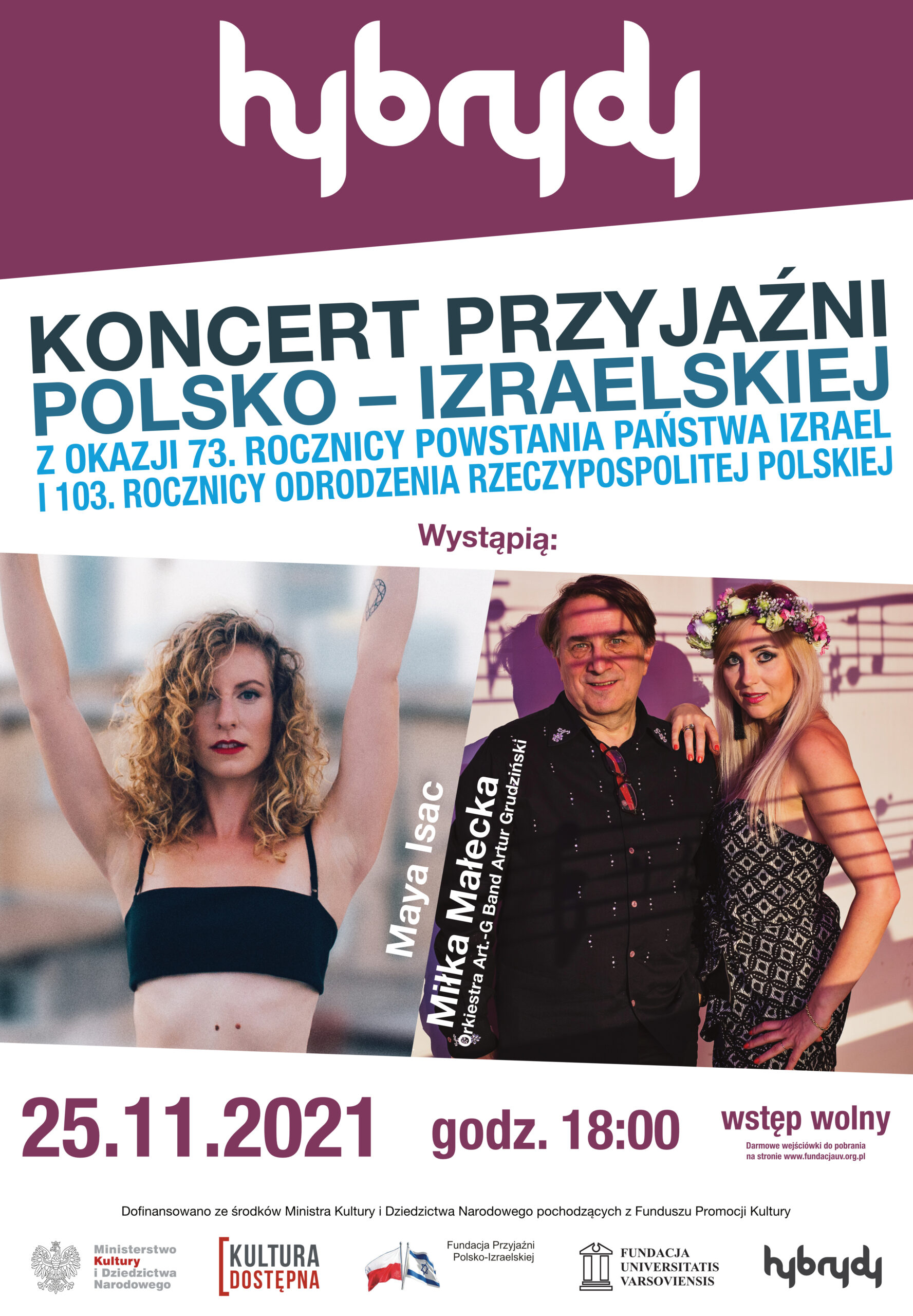 KONCERT PRZYJAŹNI POLSKO – IZRAELSKIEJ